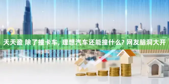 天天盈 除了撞卡车, 理想汽车还能撞什么? 网友脑洞大开